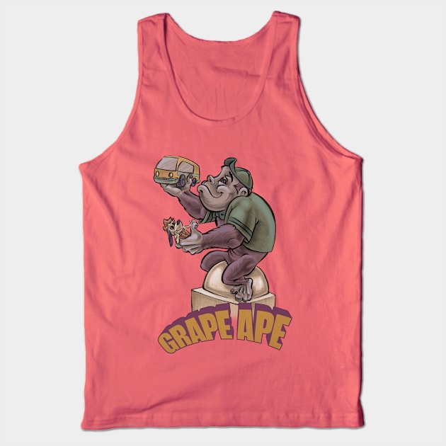 Grape Ape Tank Top by majanation